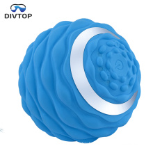 4-Speed Soft Silicone Yoga Vibrating Massage Ball,  Fascia Muscles Ligaments Tendons Recovery Vibration Massager.